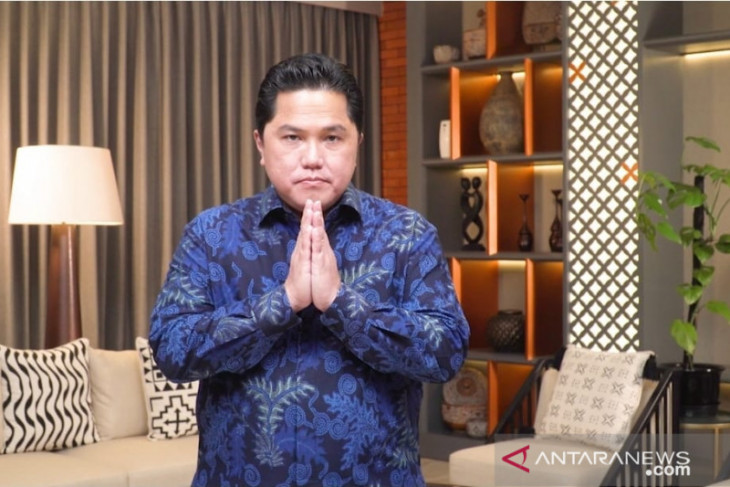 Menteri BUMN buka pameran virtual kartun strip