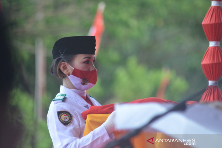 Foto - Pemkab Gorontalo Utara gelar upacara HUT ke-76 Kemerdekaan RI