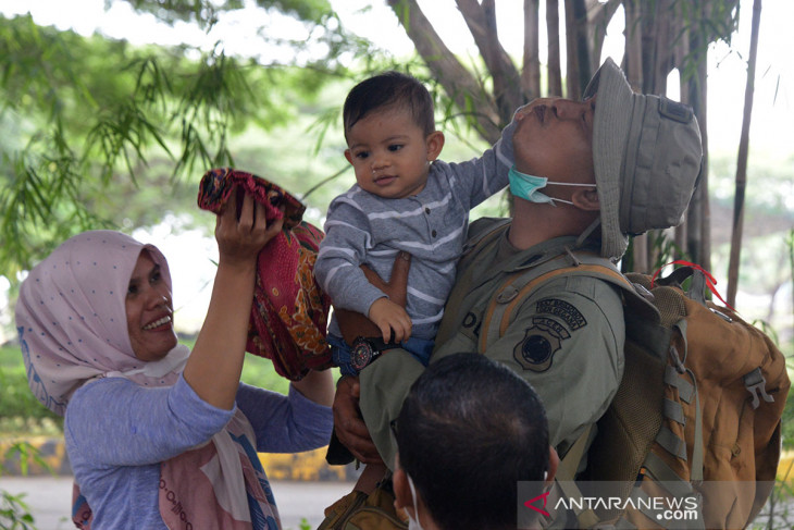 PEMBERANGKATAN BRIMOB ACEH MENUJU PAPUA