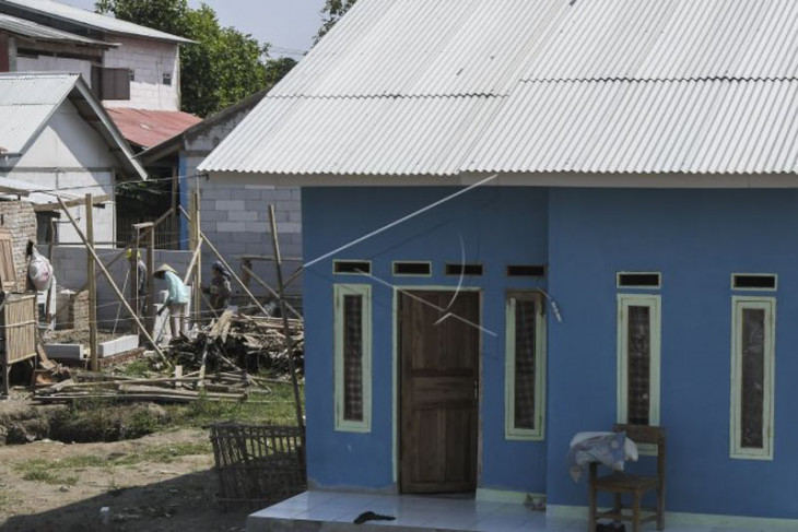 Pembangunan rumah terdampak banjir luapan sungai Citarum