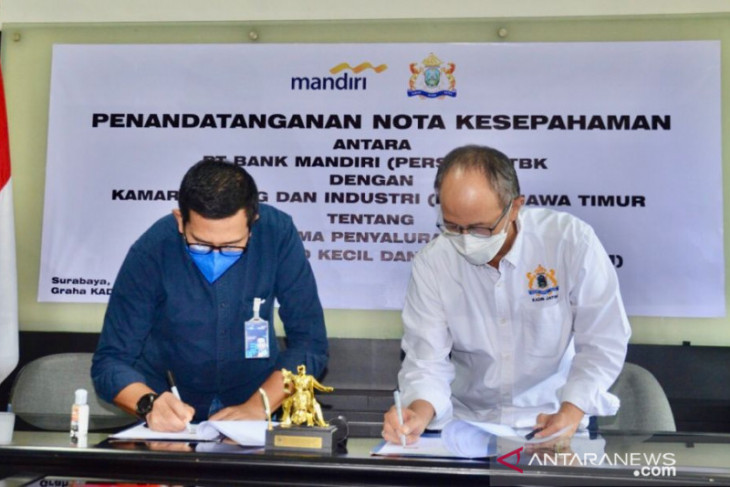 Kadin Jatim gandeng Bank Mandiri beri pendampingan UMKM bangkit dari pandemi
