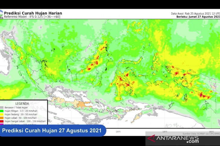 Hujan Lebat Guyur Sebagian Wilayah Indonesia - ANTARA News Kalimantan Barat