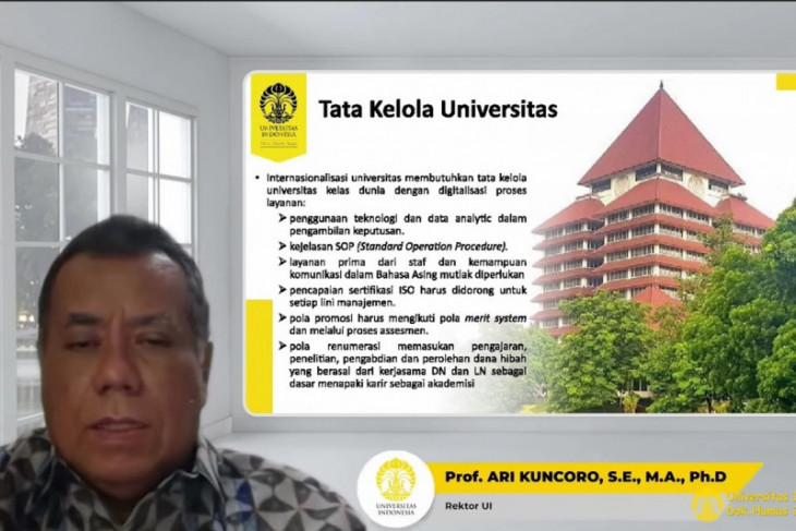 Rektor UI: Menangkan kompetisi perlu ditunjang kemampuan