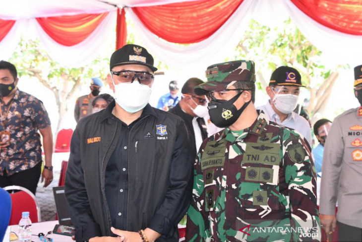 Pangdam V/Brawijaya terapkan penanggulangan pandemi berbasis pentaheliks