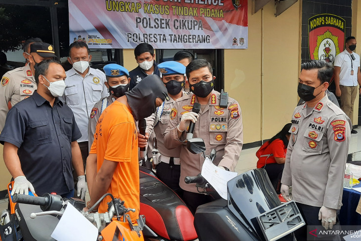 Polisi tangkap residivis spesialis curanmor di Tangerang
