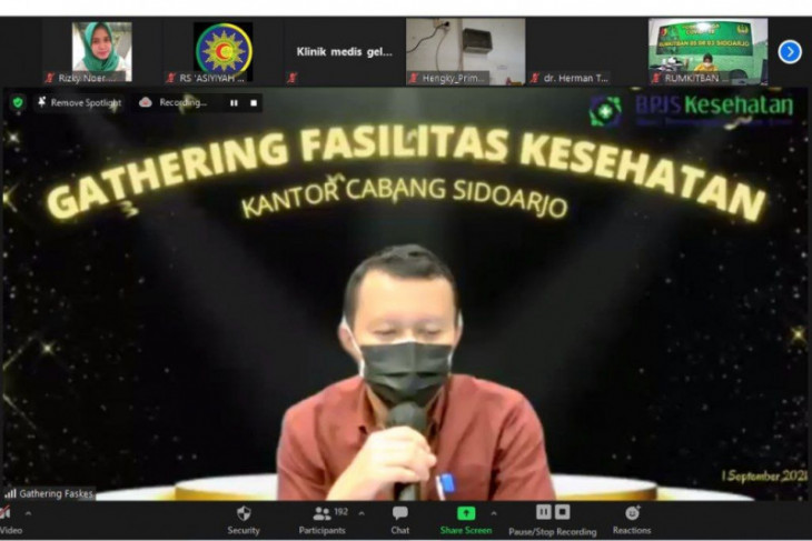 Tingkatkan sinergitas pelaksanaan program JKN-KIS, BPJS Kesehatan Sidoarjo gelar gathering faskes