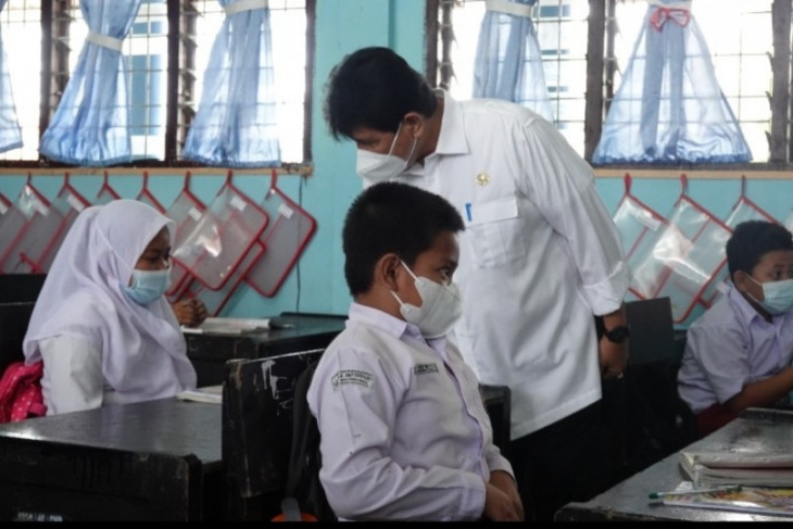 LO Satgas COVID-19 tinjau PTM terbatas di Tebing Tinggi