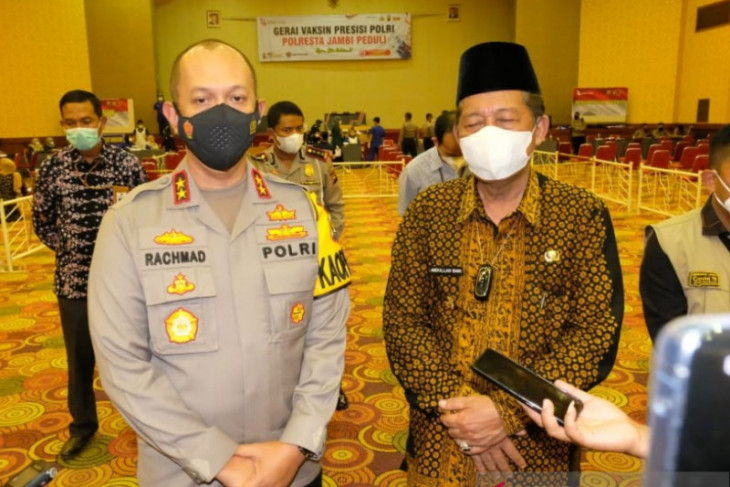 Wagub Jambi sebut vaksinasi untuk remaja mencapai 8,2 persen