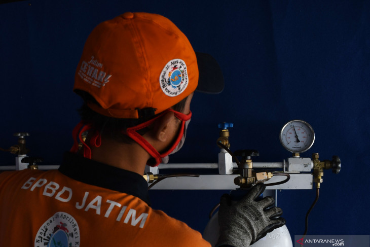 Permintaan Oksigen Gratis di Madiun Menurun