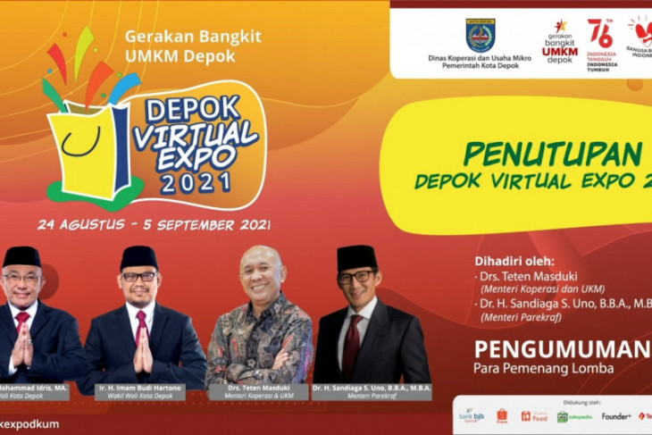 Menkop UKM Teten Masduki apresiasi gelaran Depok Virtual Expo