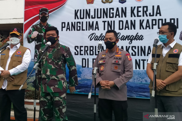 Kapolri optimis percepatan vaksinasi WSBK di Sirkuit Mandalika