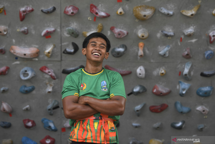 Atlet Panjat Tebing Unggulan Jatim PON Papua