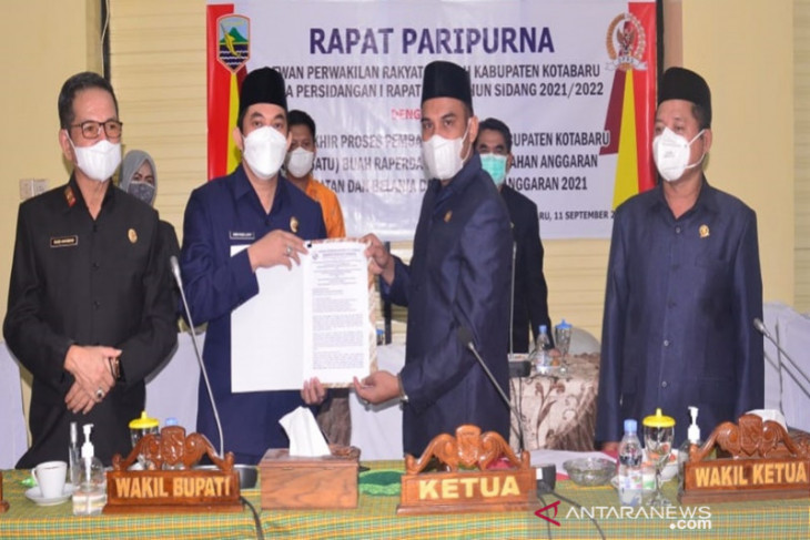 DPRD setujui APBD Kotabaru periode 2021 sebesar Rp1,72 triliun