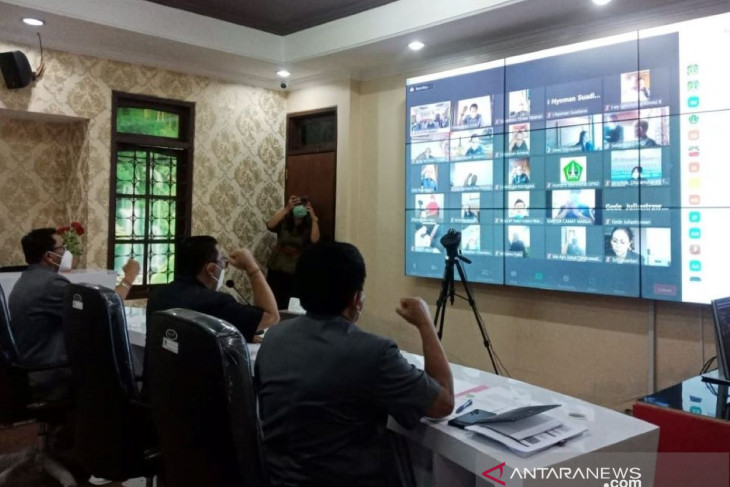 Bupati Tabanan sampaikan Perubahan APBD secara virtual