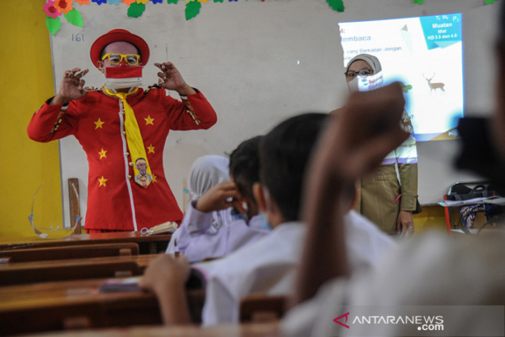 Sosialisasi prokes saat pembelajaran tatap muka 