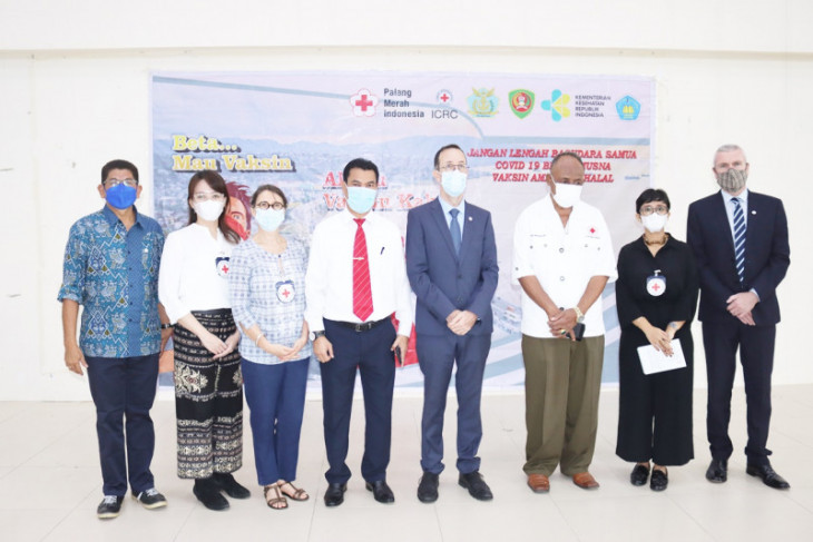 PMI Maluku - ICRC gencar vaksinasi massal dukung kekebalan komunal begini penjelasannya