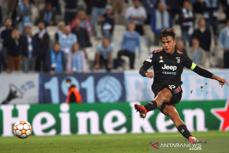Paulo Dybala mengaku senang bisa kembali mencetak gol di Liga Champions