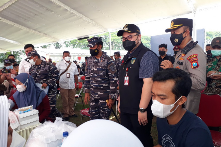 Koarmada II siapkan 35 ribu dosis vaksinasi COVID-19 di Kabupaten Kediri