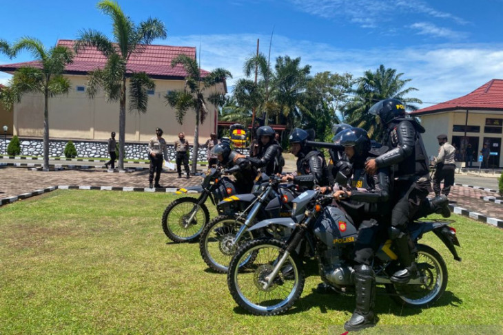 Polres Mukomuko gelar latihan pengendalian massa