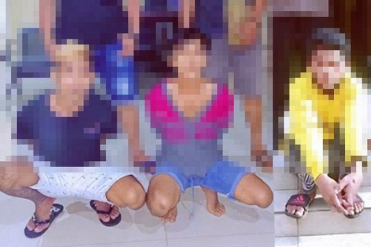 Polres Bitung ringkus 3 tersangka penganiayaan senjata tajam