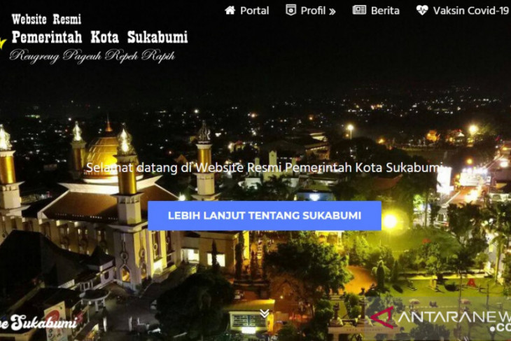 Website resmi Pemkot Sukabumi kerap jadi sasaran peretasan