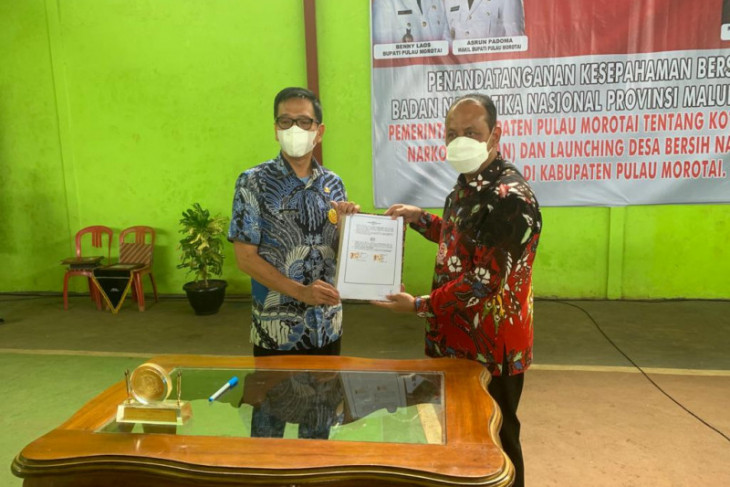 BNNP Malut - Pemkab Pulau Morotai realisasikan program KOTAN selamatkan generasi muda