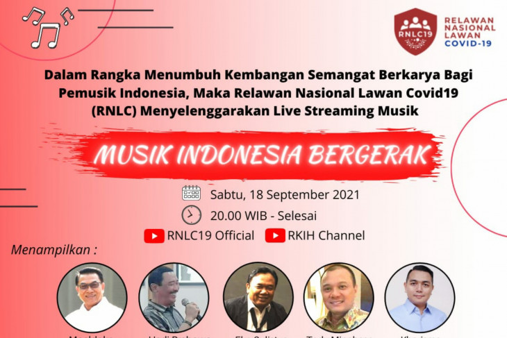 RNLC19 gelar live music streaming untuk kembangkan semangat berkarya