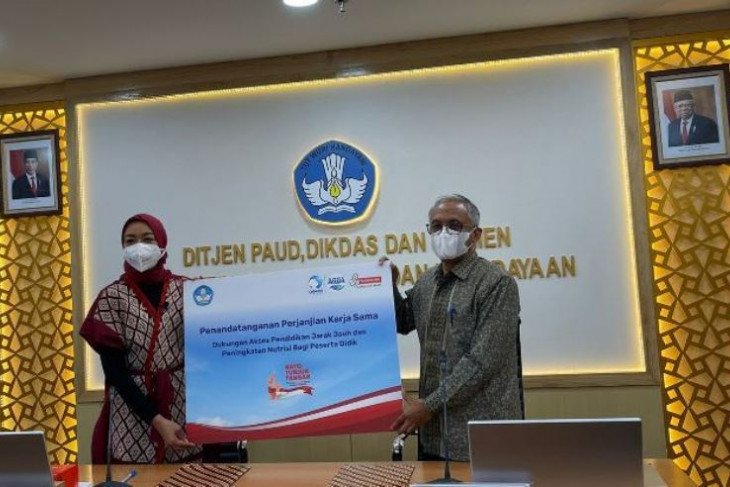 Danone Indonesia dan Kemendikbudristek dukung maksimalkan akses pendidikan anak