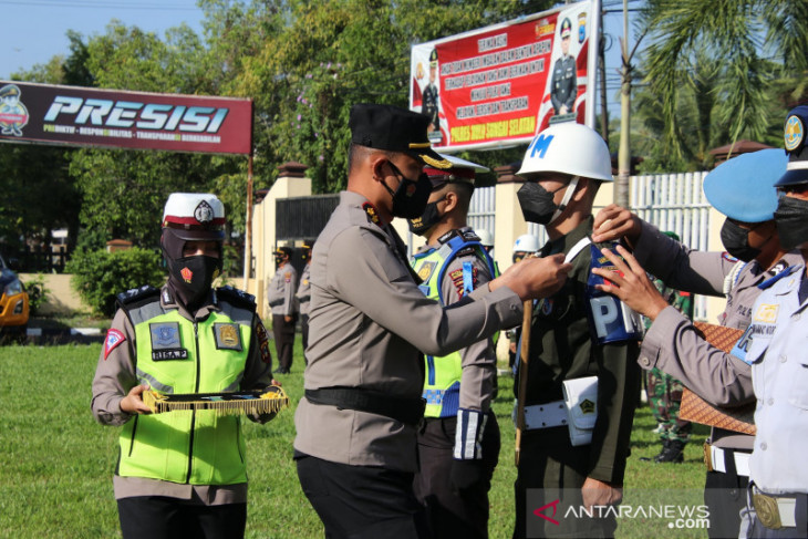 Polres HSS gelar pasukan Ops Patuh Intan 2021