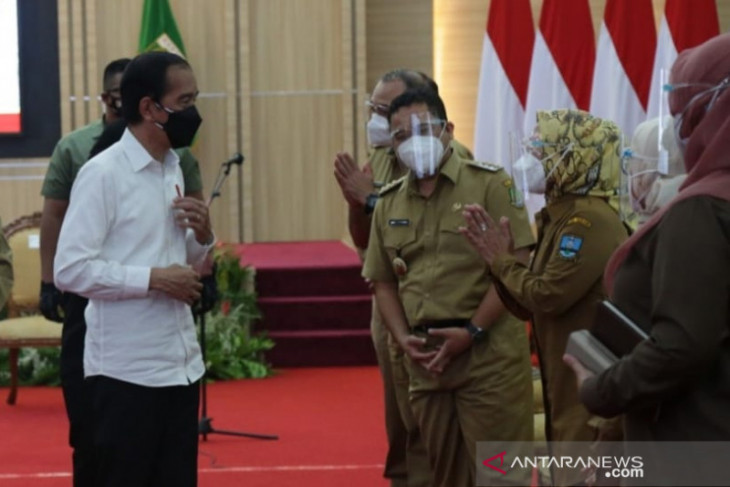 Bupati Serang: Presiden ingatkan kepala daerah optimalkan sinergitas vaksinasi
