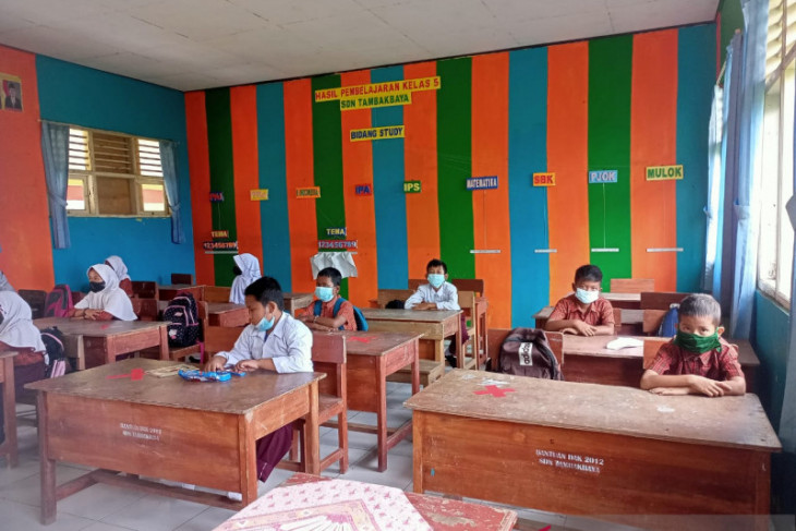 Ratusan sekolah di Kabupaten Serang laksanakan PTM terbatas