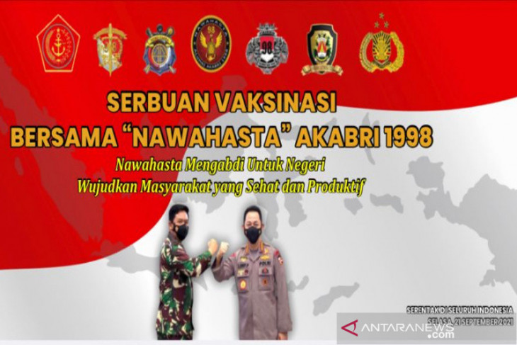 Ribuan warga Kalsel terdaftar vaksin Nawahasta Akabri 98