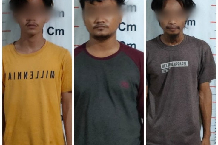 Polsek Pangkalan Brandan tangkap tiga pemilik sabu-sabu