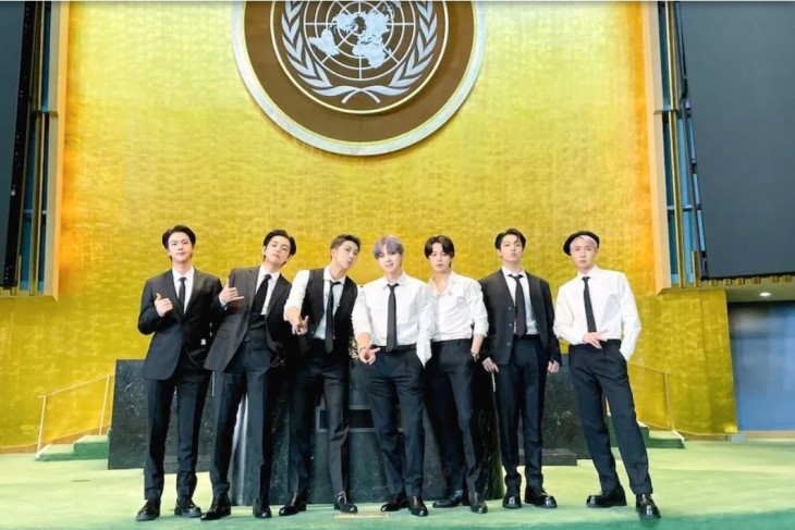 Pesan BTS saat berpidato di PBB bukan sekadar sensasi Kpop