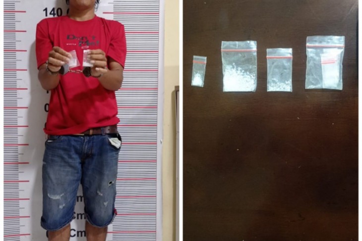 Pemilik sabu yang coba melarikan diri ditangkap Polsek Secanggang