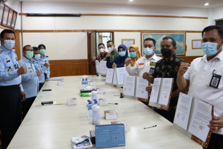 Kanwil Kemenkumham Sumut lakukan penandatangananan Addendum bantuan hukum