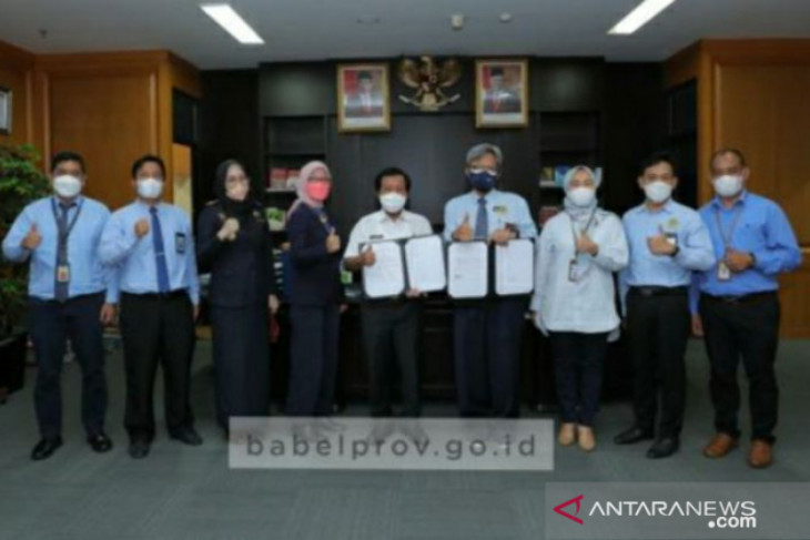 Pemprov Babel- DJKN tandatangani MoU pengelolaan barang milik daerah dan penagihan piutang