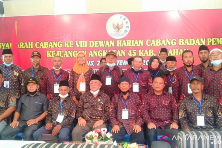 Ridwan kembali pimpin DHC 45 Kabupaten Asahan
