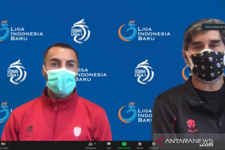 Pelatih Teco minta Bali United kerja keras menangkan laga hadapi Persita