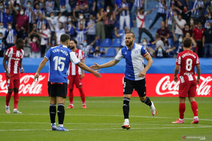 Atletico Madrid takluk di kandang Alaves dengan skor 1-0