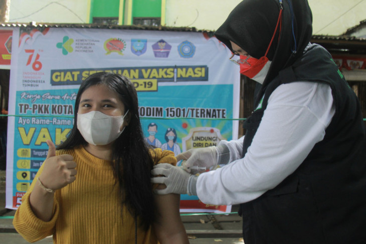 Dinkes Malut akui capaian vaksin COVID-19 baru 218 persen perlu regulasi khusus