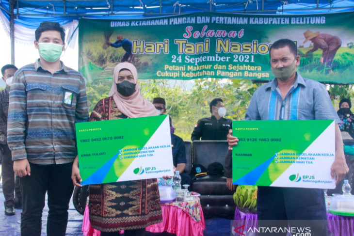 150 petani Belitung ikut program BPJS Ketenagakerjaan