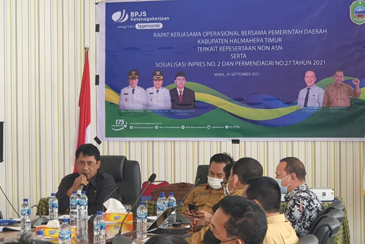 BPJamsostek - Pemkab Haltim kerja sama lindungi pegawai non-ASN begini penjelasannya