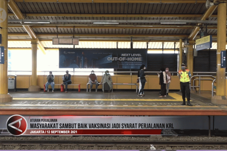Masyarakat sambut baik vaksinasi jadi syarat perjalanan KRL