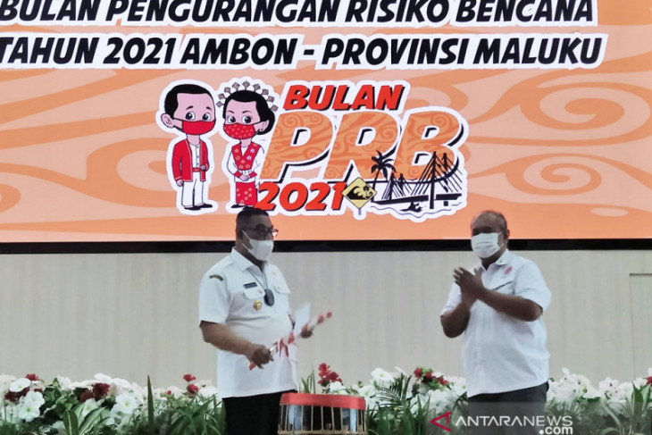 Gubernur Maluku luncurkan bulan pengurangan risiko bencana 2021 jadilah tuan rumah yang sukses