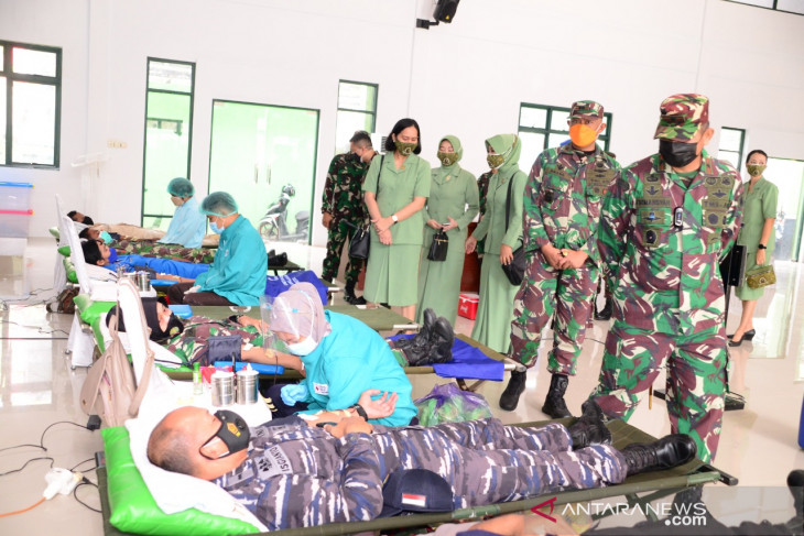 Donor darah Korem perkuat kesehatan masyarakat saat pandemi