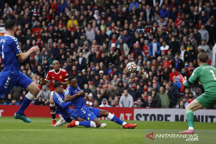 Liga Inggris: Manchester United ditahan Everton di Old Trafford