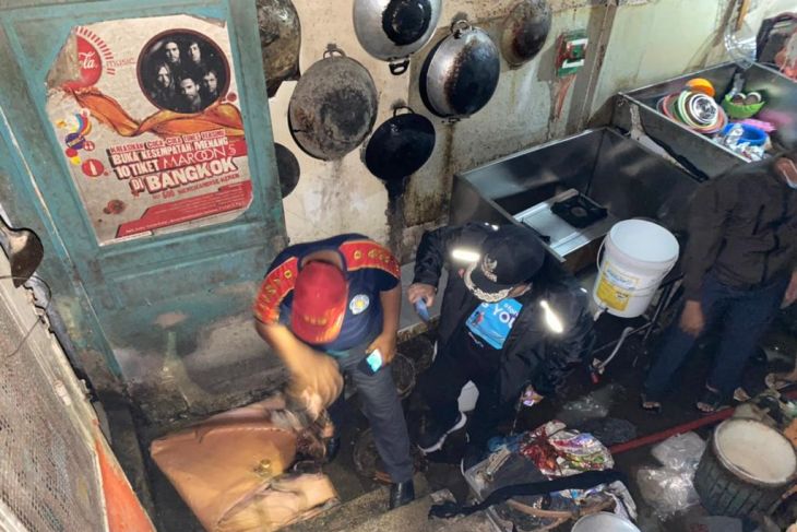 Dapur rumah makan terbakar di Sibolga, korban dilarikan ke rumah sakit
