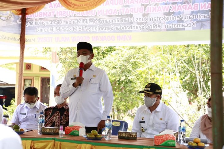 Pemkab Serdang Bedagai tingkatkan pembangunan infrastruktur