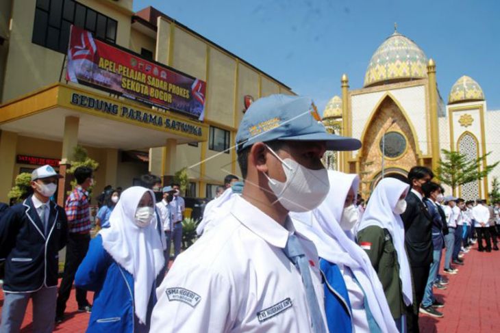 Apel pelajar sadar prokes di Kota Bogor